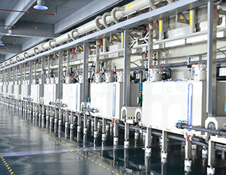 Fully automatic VCP plating line